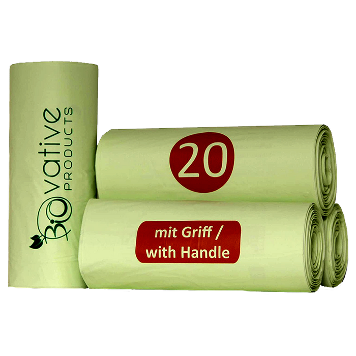 20L with handle Roll 14 bags BIODEGRADABLE