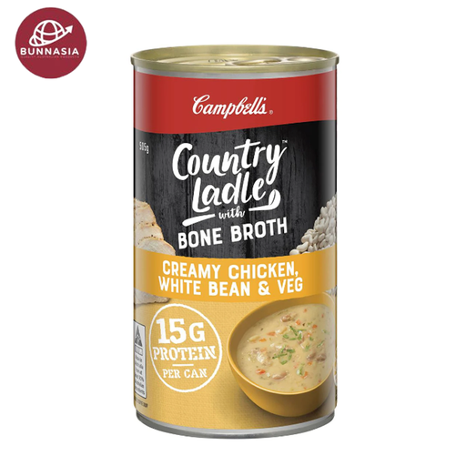 Campbell's Country Ladle Creamy Chicken, White Bean &amp; Veg 505g 