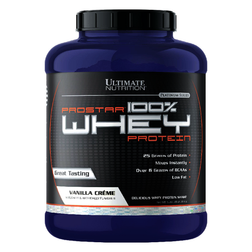 Ultimate Nutrition Prostar 100% Whey Protein Vanila Cream NET WT 5.28 lbs, 2.39 kg