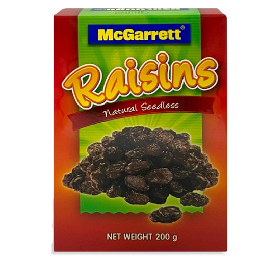 Mcgarrett Raisins natural seedless 200g
