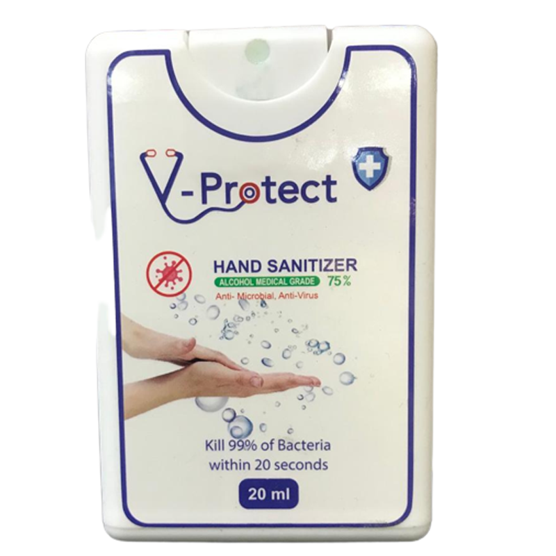 v-protect hand sanitizer  20 ml