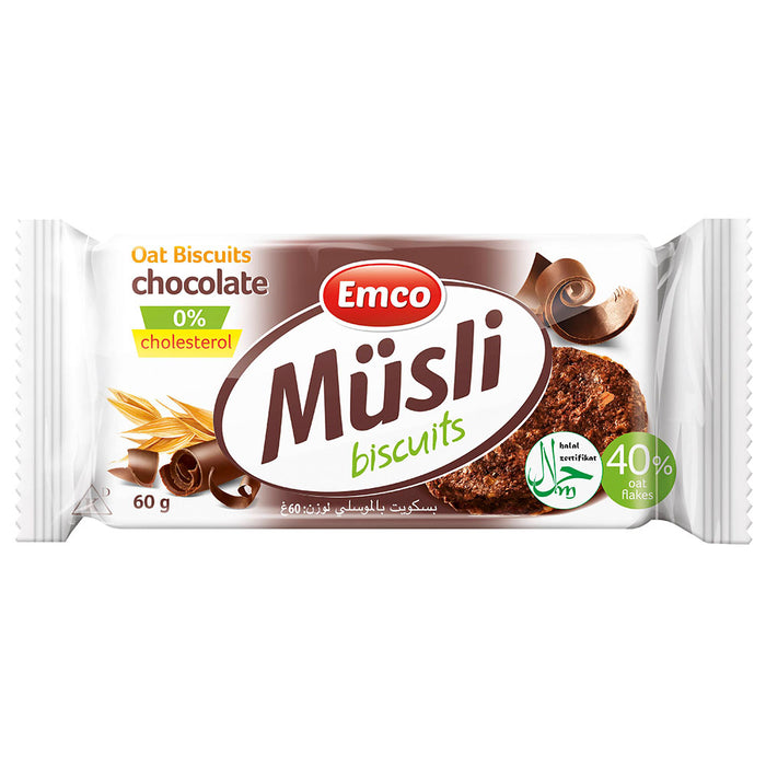 Emco Musli Biscuits Chocolate 60g — ShoppingD Service Platform