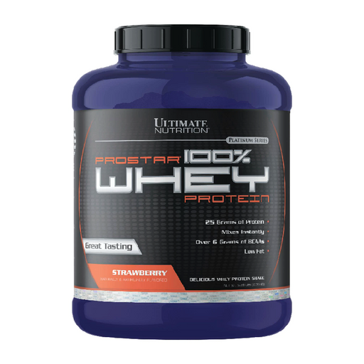 Ultimate Nutrition Prostar 100% Whey Protein Strawberry  NET WT 5.28 lbs, 2.39 kg
