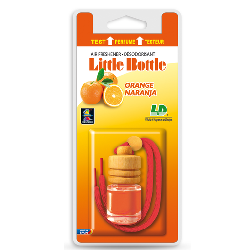 L&D Little Bottle Orange Naranja Air Freshener 4.5ml