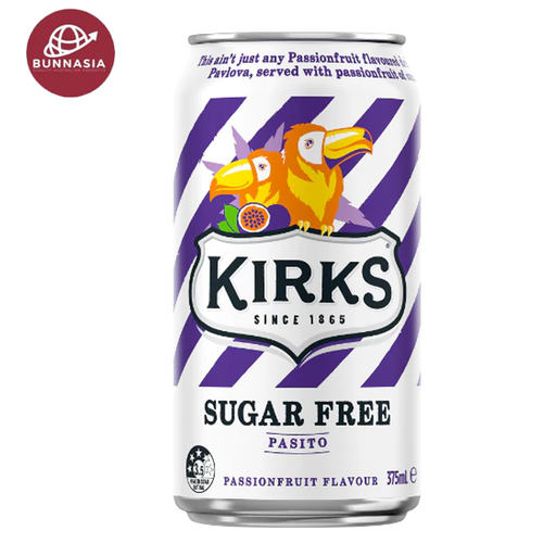 kirks Sugar Free Pasito Passionfruit Flavour Soft drink 375ml
