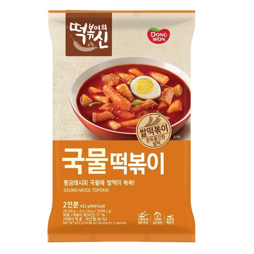 Dongwon Korean Rice Cake Topokki Original (Soup) 422g