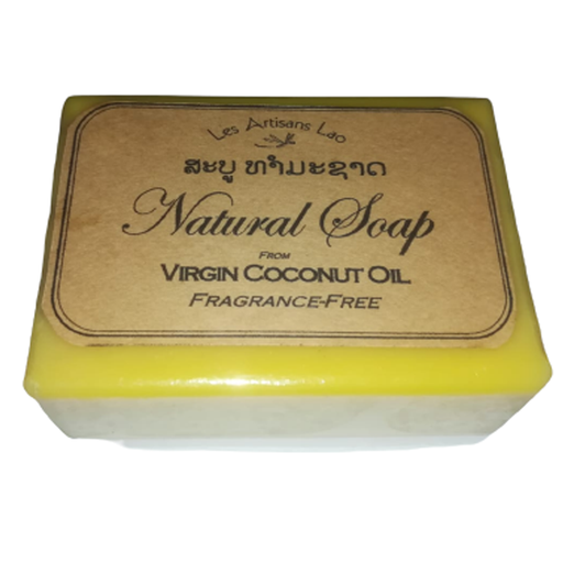Les Artisans Lao Natural Soap Virgin Coconut Oil Scent Free 150g