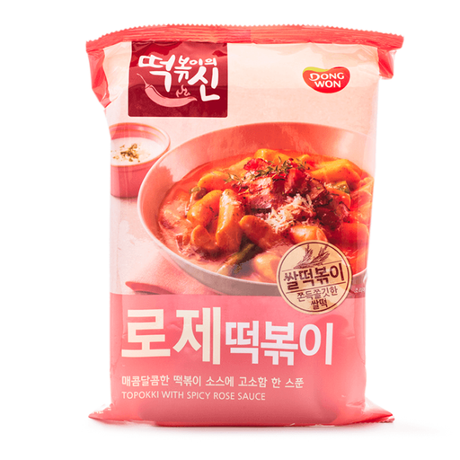 Dongwon Spicy Topokki With Rose Sauce 442g