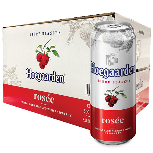 Beer Hoegaarden Rosee can Size 500ml x12pcs