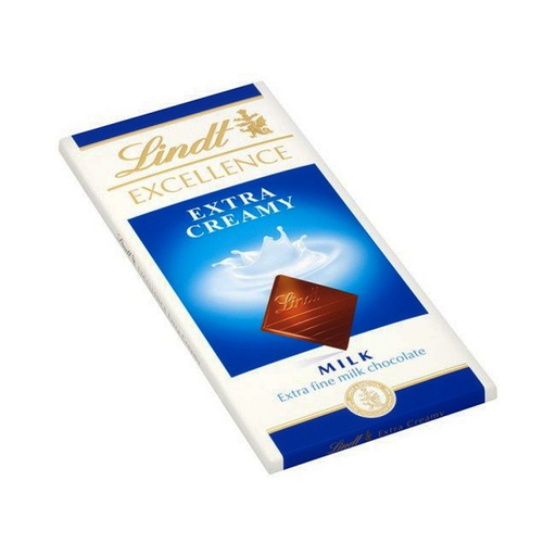 Lindt EXCELLENCE EXTRA CREAMY MILK CHOCOLATE 100G