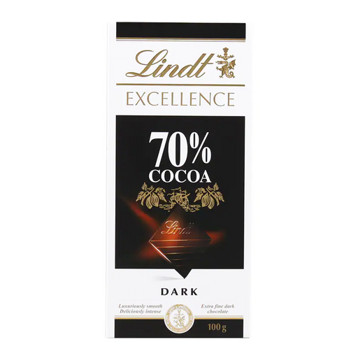 Lindt EXCELLENCE 70% COCOA DARK 100G