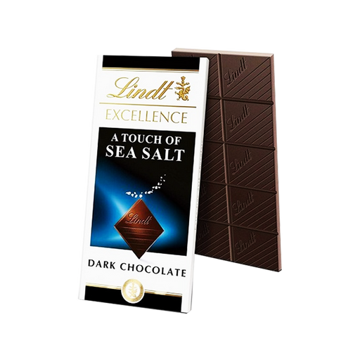 Lindt EXCELLENCE ATOUCH ຂອງເກືອທະເລເຂັ້ມ 100g 
