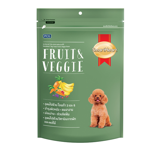 Smartheart Dog Treat fruit and veggie 100G