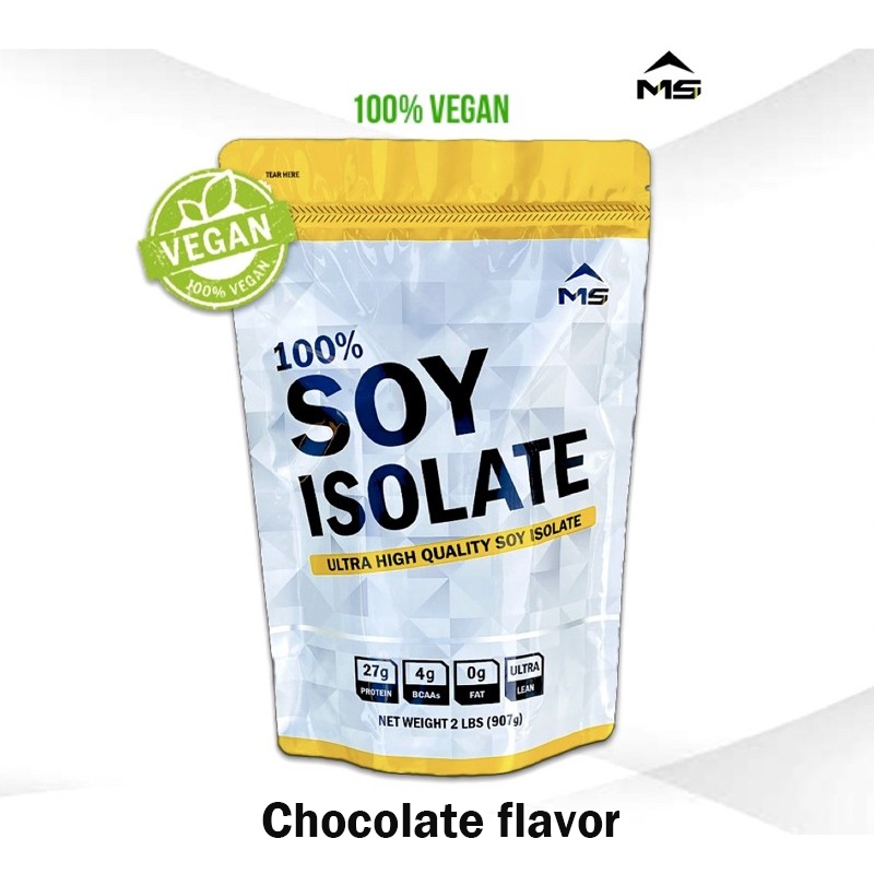 MS SOY ISOLATE Chocolate NET WEIGHT 2LBS (907g)