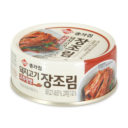 Jongga hard Boiled pork ( spicy flavor )95g
