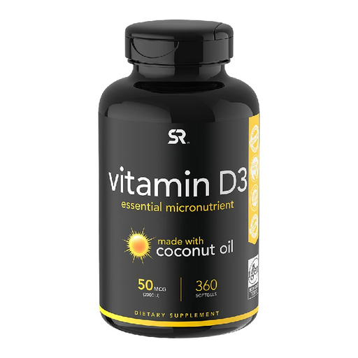 SR vitamin D3 essential micronutrient made coconut oil (2000iu/50mcg)