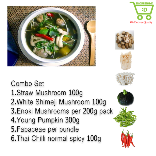 Combo Set Mixed Mushroom Curry