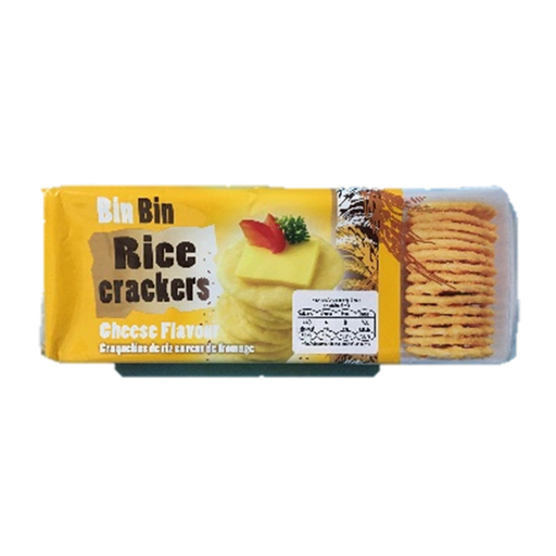 Bin-Bin Rice Cracker Cheese Flavor 100g 