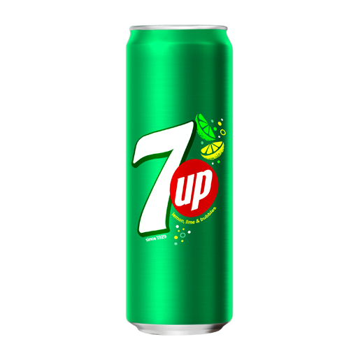 7up 330ml can CHILLED