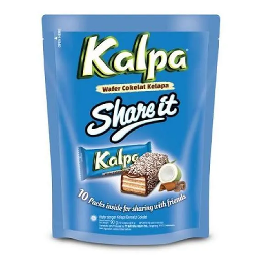 KALPA SHARE IT WAFER COKELAT KELAPA 90G