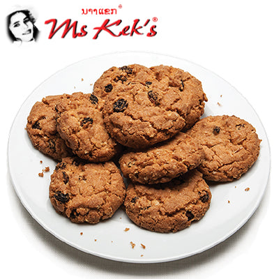 ຄຸກກີ້ ອະງຸ່ນແຫ້ງ Handmade Oatmeal Raisin Cookies 9 pcs