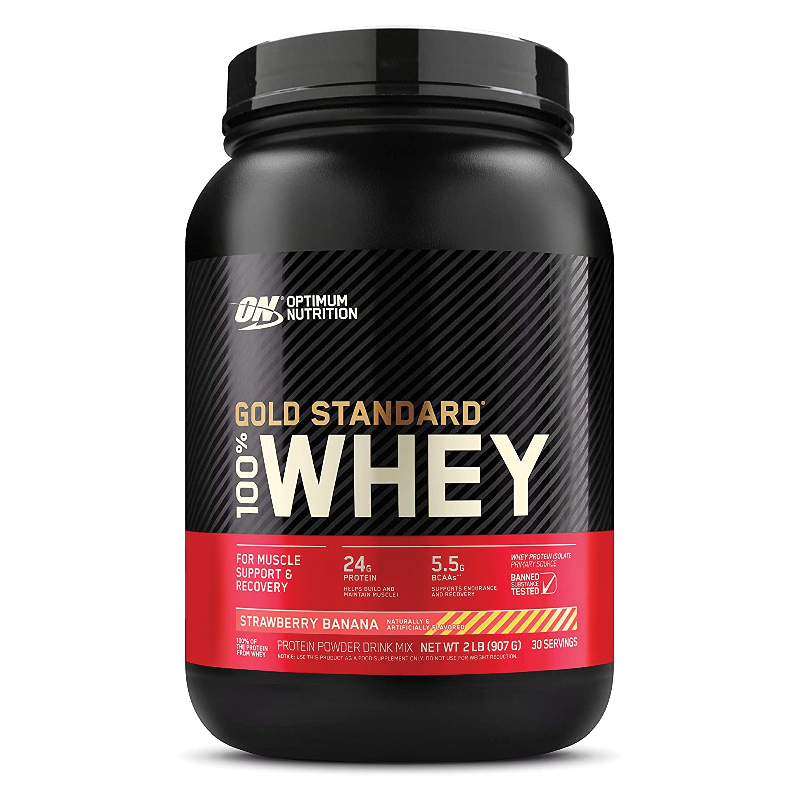 Whey Gold Standard  Strawberry Banana NET WT 907g (2lb) 29SERVING