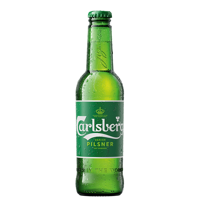 Carlsberg 330ml bottle CHILLED