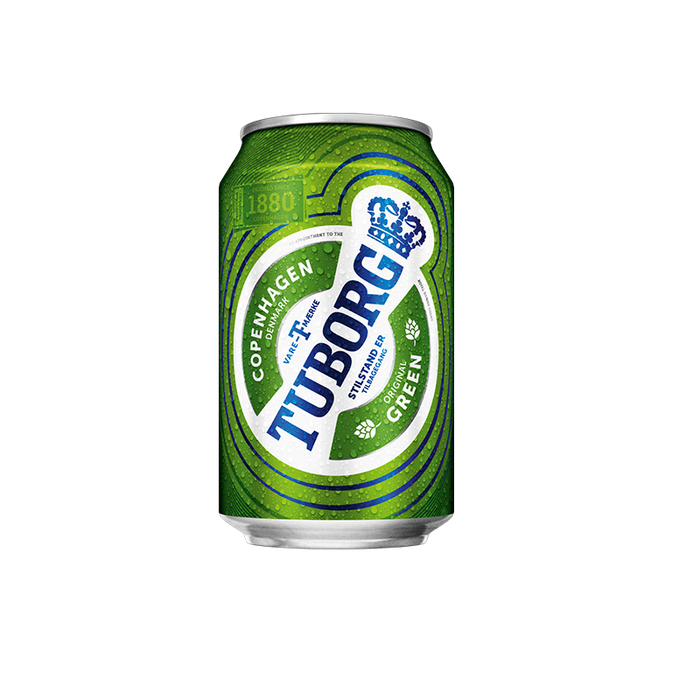 Tuborg 330ml can CHILLED