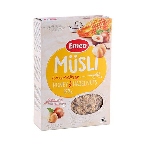 Emco Crunchy Musli Honey& Nuts 375g