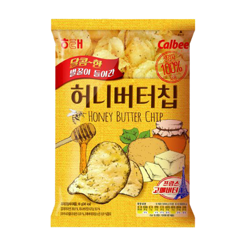 Haitai Honey Butter Chip Size 60g