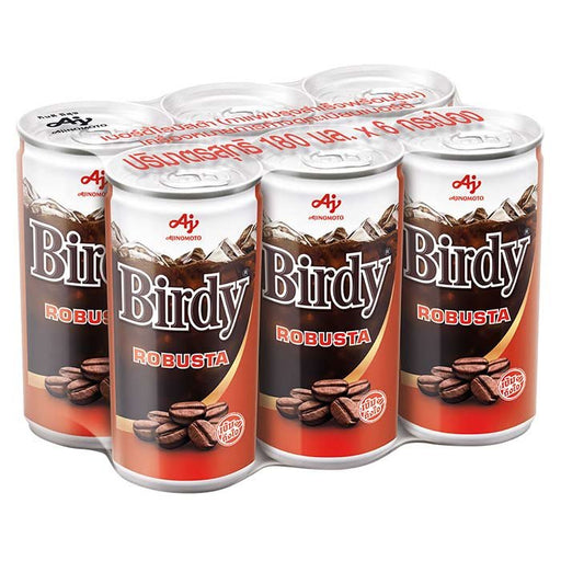Birdy Robusta Ready to Drink Coffee Size 180ml x 6
