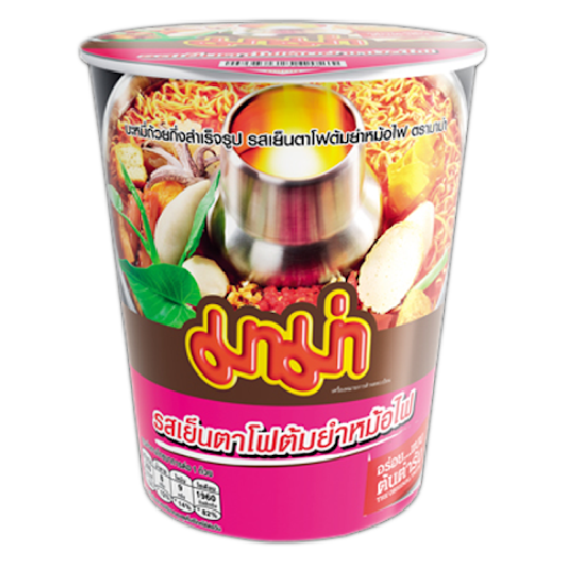 Mama Cup Instant Noodles รสเย็นตาโฟต้มยำหม้อไฟ Flavour Size 60g