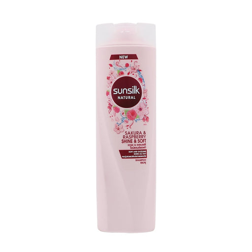 Sunsilk Natural Sakura &amp; Raspberry Sine &amp; Soft Shampoo 320ml