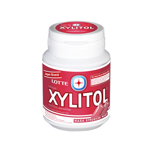 lotte Xylitol Strawberry Mint 58g