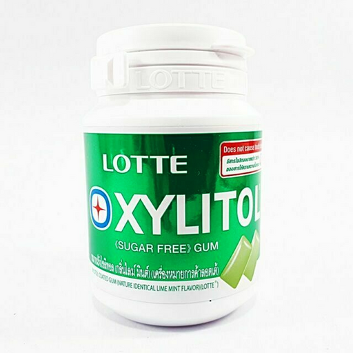 Lotte Xylitol Lime Mint Gum 58g