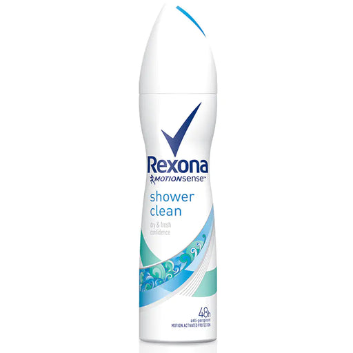 Rexona Motionsense Shower clean dry &amp; Fresh confidence spray 150ml