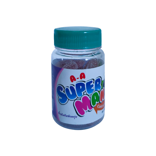 AA Super Man Calcium D3 ກ່ອງປຸງລົດຊາດ Grape ຈໍານວນ 14 pcs