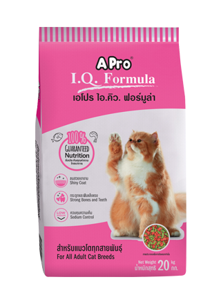 ອາຫານແມວ A Pro IQ Formula for all cat 20 kg