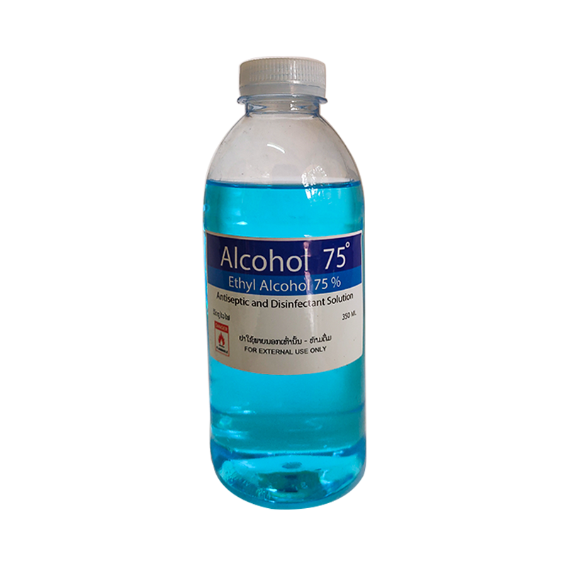 Alcohol 75% Antispetic and Disinfectant Solution ຂະໜາດ 250 ມລ