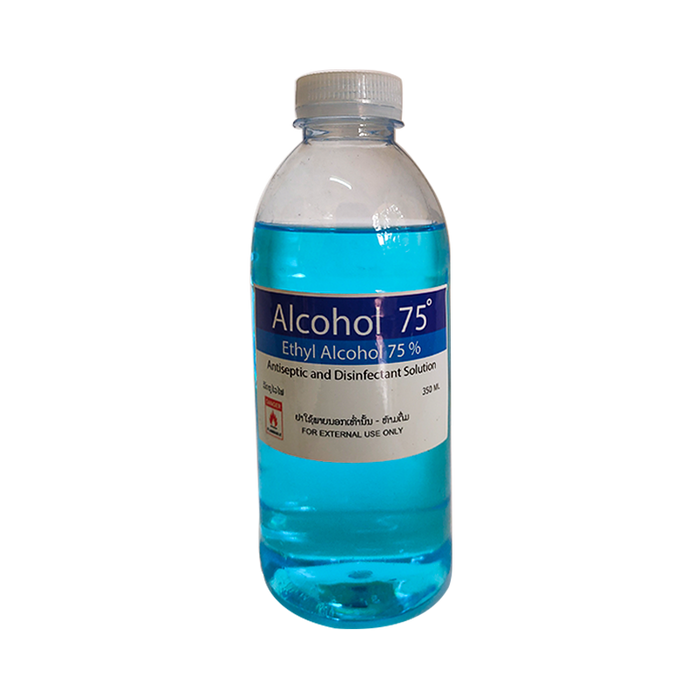 Alcohol 75% Antispetic and Disinfectant Solution ຂະໜາດ 350 ມລ