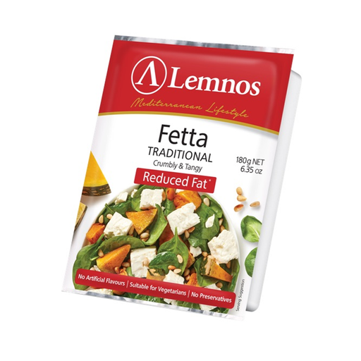 Alemnos Fetta Traditional Crumbly & Tangy Reduced Fat 180g