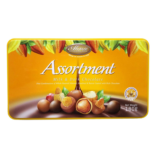 ເຂົ້າໜົມ ALESSIO ASSORTMENT CHOCOLATE 180G