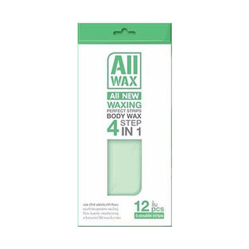 All Wax All New Waxing Perfect Strips Body Wax 4step In1 (Aloe)