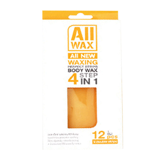 All Wax All New Waxing Perfect Strips Body Wax 4step In1 (Orange)