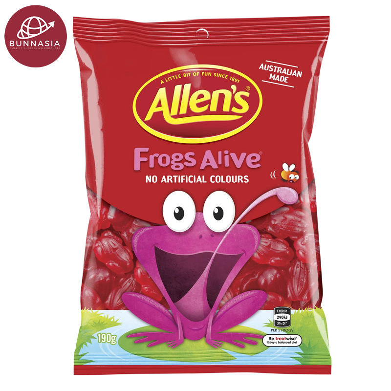 Allen's Frogs Alive No Artificial Colours 190g