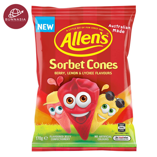 Allen's Sorbet Cones 170g