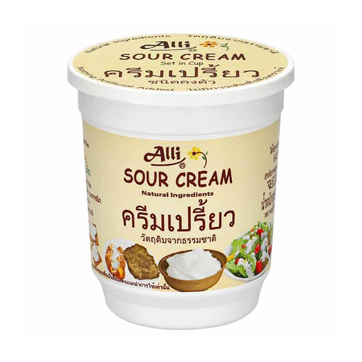 Alli Sour Cream Set In Cup Natural Ingredients 450g