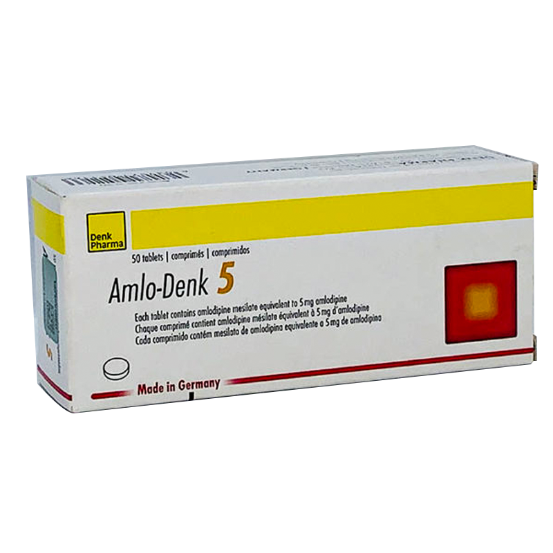 Amlo-Denk 5 mg boxes of 50 tablest