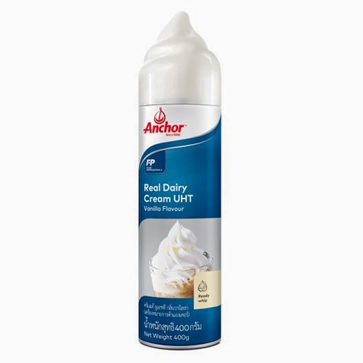 Anchor Real Dairy Cream UHT Vanilla Flavour 400ml