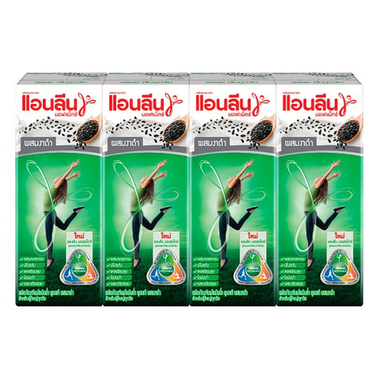 Anlene MovMax Black Sesame UHT Low Fat Milk 180ml Pack of 4boxes